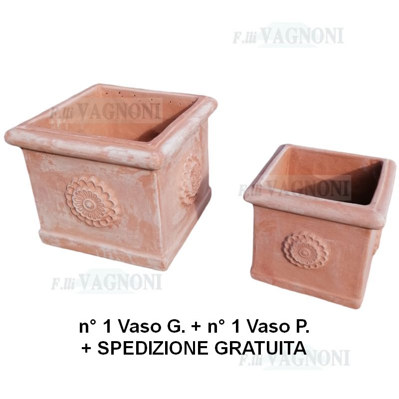 PROMOZIONE N° 2 VASI IN TERRACOTTA --> 1 IN OMAGGIO